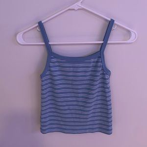 never worn brandy striped tank top!